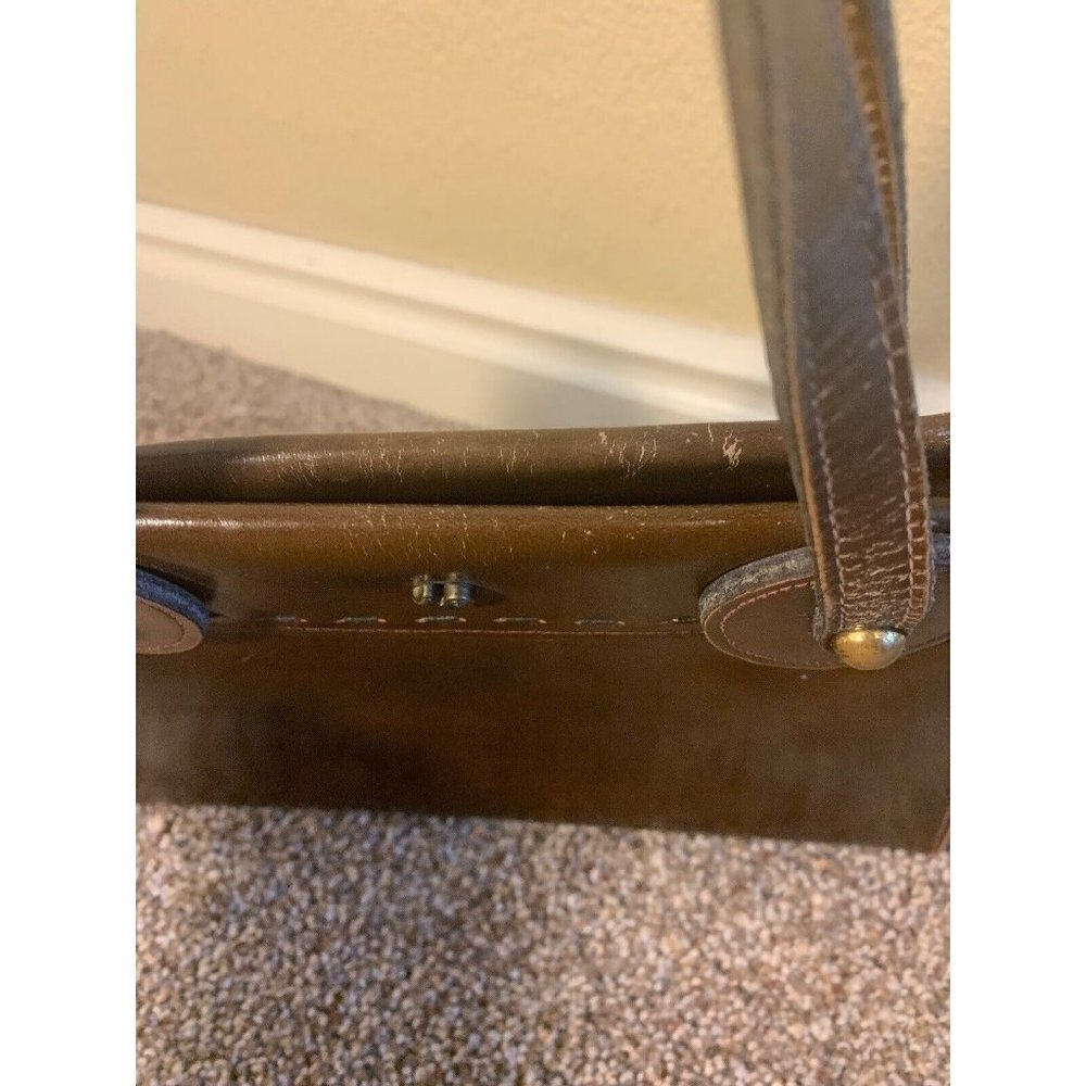 VINTAGE Jean Fogel Leather Purse - Picture 5 of 12
